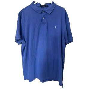 Polo Ralph Lauren Men's Classic Polo Shirt XXL Lavender Short Sleeve Plus Size